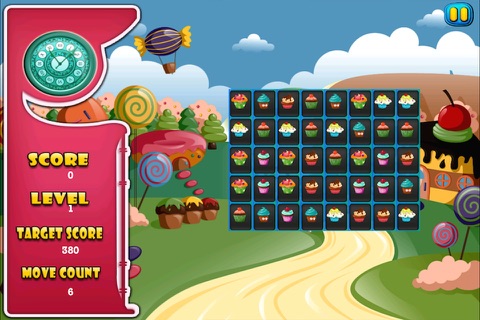 A Cupcake Match FREE - Sweet Treat Puzzle Party Mania screenshot 4