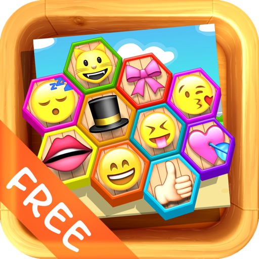 Emoji Buster FREE - A Match Three Emoticon Puzzle Game! icon