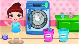 Game screenshot New Baby Born Clothes Washing games -baby care games hack