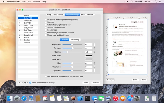 office xerox paperless on Mac App âExactScan Store Pro the
