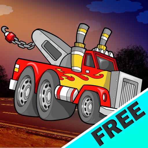 Tow Truck Racing : The towing emergency broken down car rescue - Free Edition