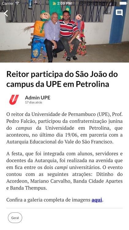 UPE em Foco