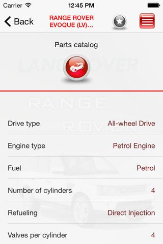 Запчасти Land Rover Range screenshot 2