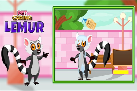 Pet Caring Lemur screenshot 4