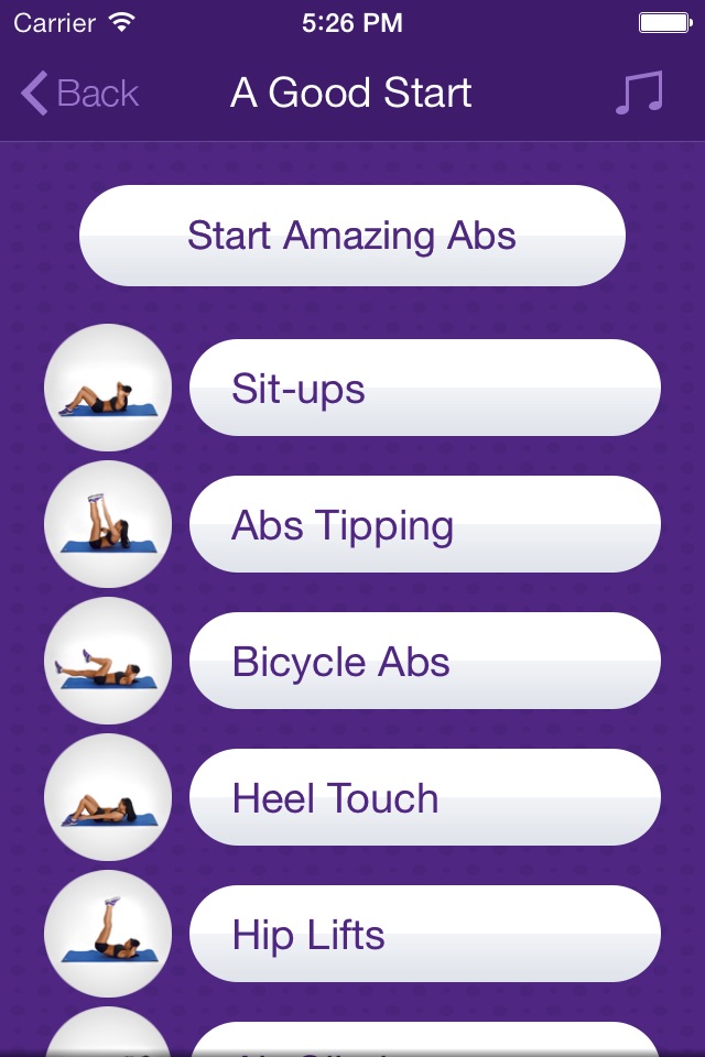 Amazing Abs – Personal Fitness Trainer App – Daily Workout Video Training Program for Flat Belly and Calorie Burn screenshot 2