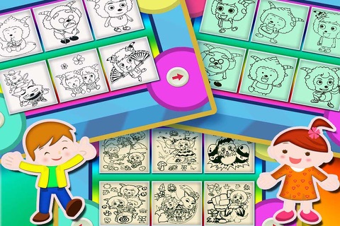 Coloring Book - Cartoon Sheep screenshot 3