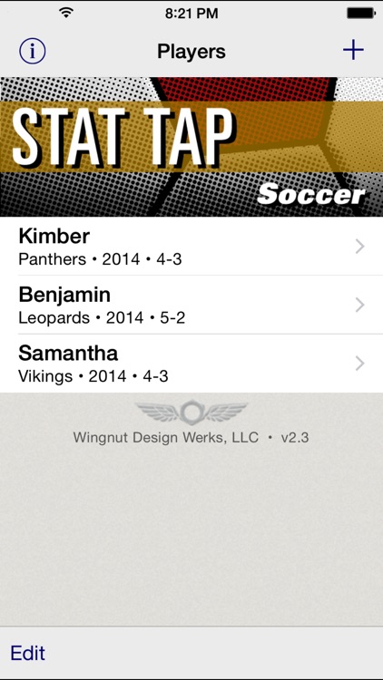 Stat Tap Soccer