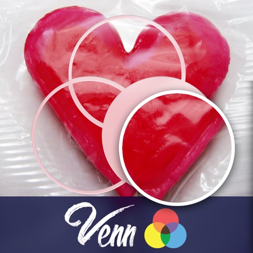 Venn Valentine's Day: Overlapping Jigsaw Puzzles Icon