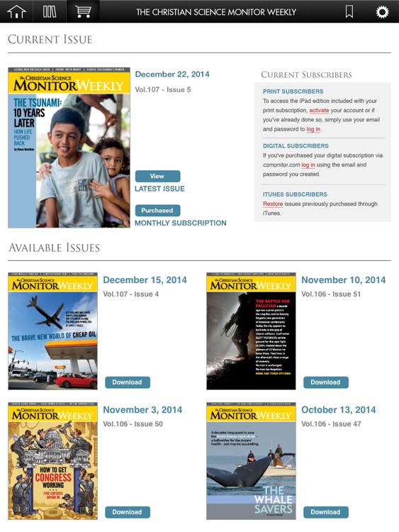 The Christian Science Monitor Weekly Digital Edition screenshot-4