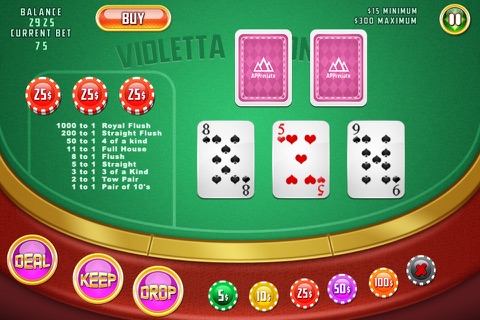 Play Poker against Violetta in Monaco - Try to Win a Fortune screenshot 4