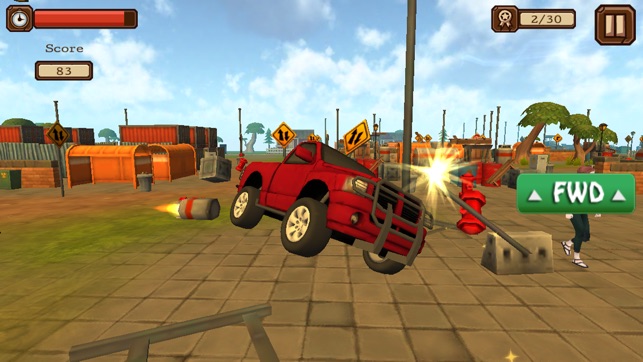 Turbo Truck City Crash 3D(圖2)-速報App