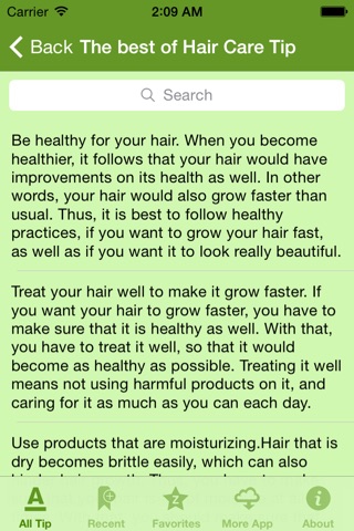 Hair Care Tip screenshot 3