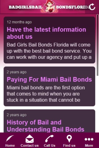 BAD GIRLS BAIL BONDS FLORIDA screenshot 3