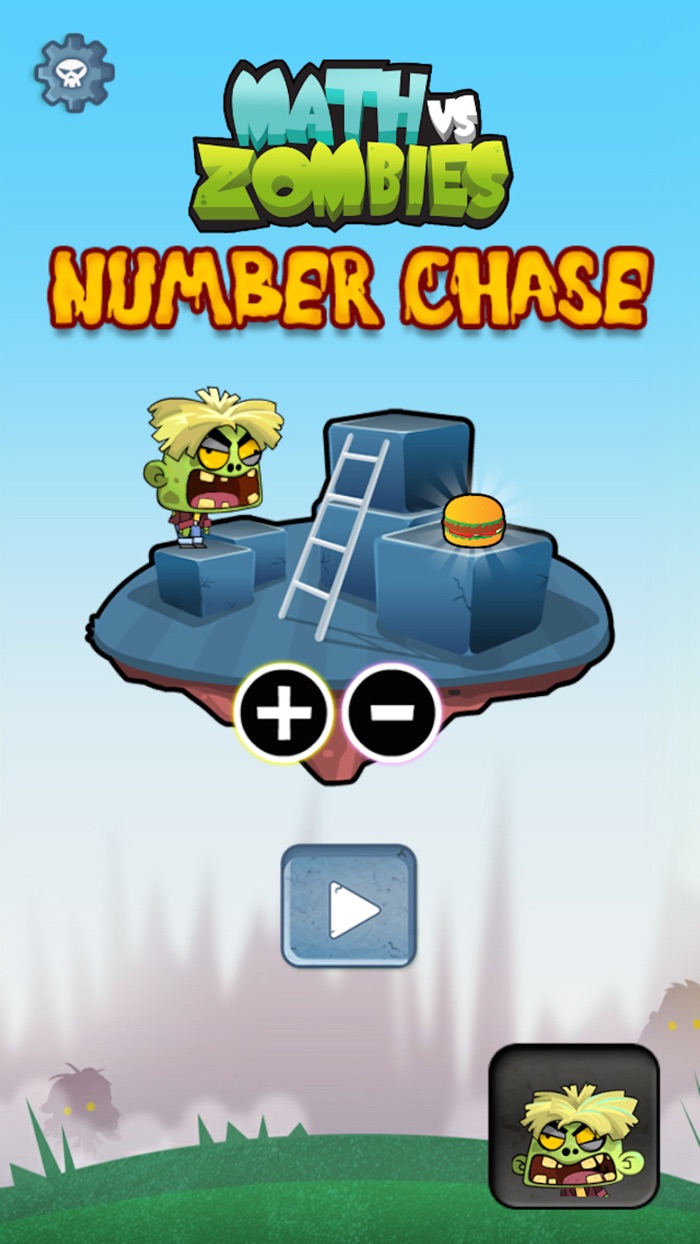 Number Chase - Math Vs Zombies - Math Games K4
