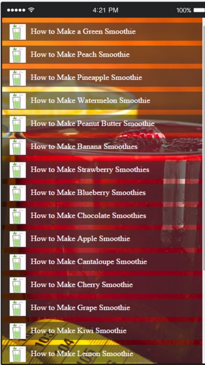 Smoothie Recipes - Learn How to Make a Smoothie Easily screenshot-3