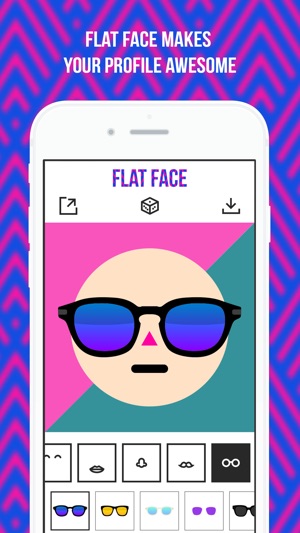 Flat Face - Avatar Face Maker(圖3)-速報App