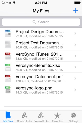 Biscom Verosync screenshot 2