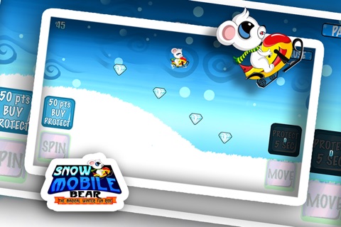 Snow Mobile Bear: The Magical Winter Fun Ride - Gold screenshot 3