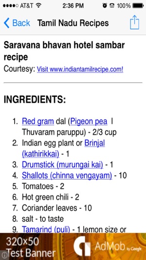 Tamil Nadu Recipes in English(圖3)-速報App