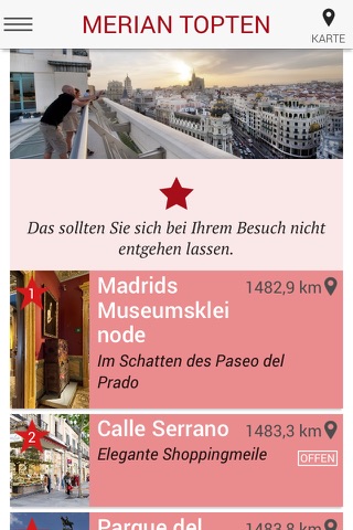 Madrid Reiseführer - Merian Momente City Guide mit kostenloser Offline Map screenshot 3