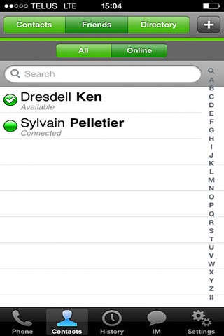 TELUS BVoIP Mobile for iPhone screenshot 4