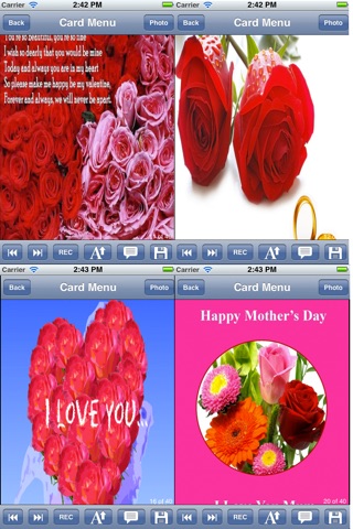 Flowers Love Cards screenshot 2