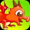Flappy Flying Dragon : Train and Free the cute beast from fire
