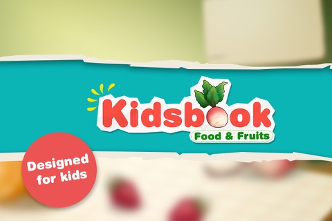 KidsBook: Food & Fruits - Interactive HD Flash Card Game Design for Kids screenshot 4