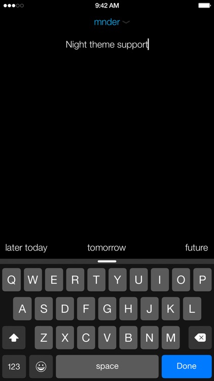 mnder - quickly create reminders screenshot-3
