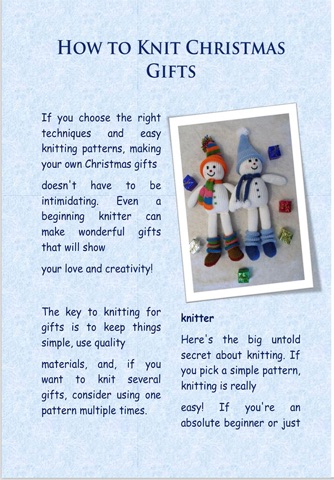Easy Knitting Patterns Magazine - Learn How To Knit and Start a Wonderful New Knitting Project! screenshot 2