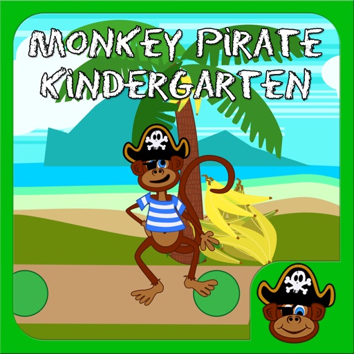 Pirate Monkey Kindergarten for iPad icon