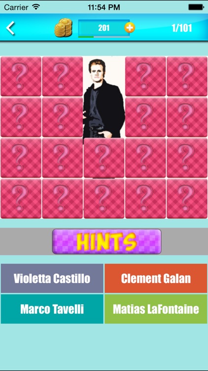 Trivia Jigsaw Puzzle Quiz for Violetta the Series screenshot-1