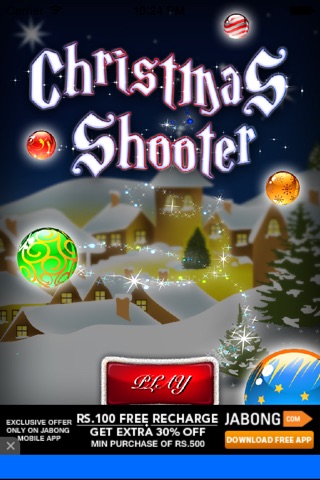christmas bubble shooter game - fun for xmas this winter screenshot 2