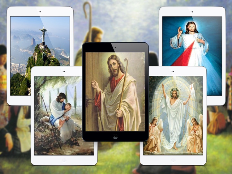 Great Wallpapers for Jesus Christ - iPad Version screenshot-3