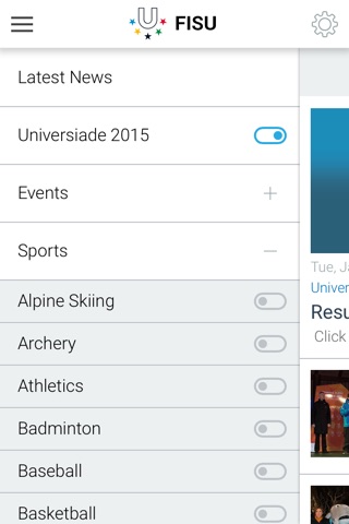 FISU - Application officielle screenshot 2