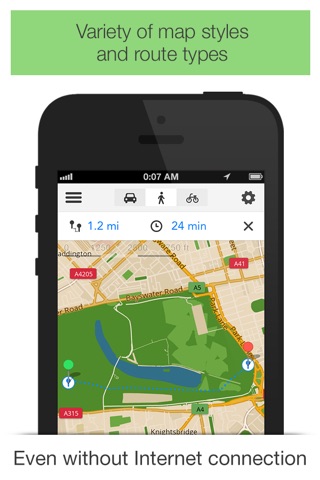 ForeverMap 2 - Worldwide Offline Maps and Online Maps screenshot 4