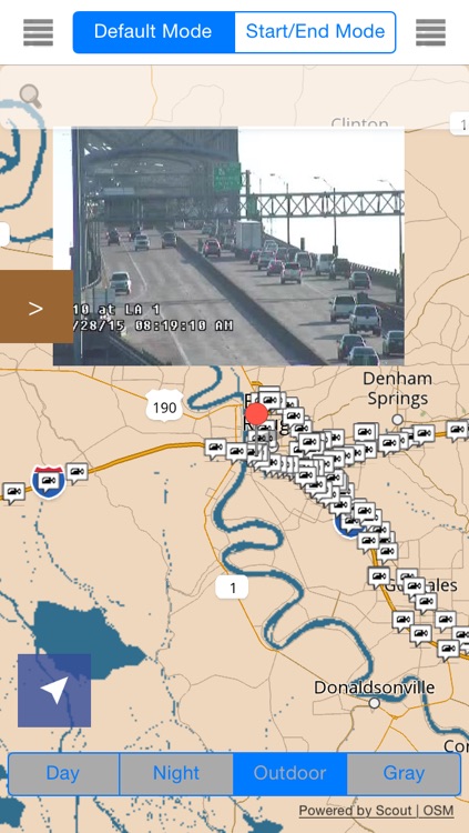 Louisiana/New Orleans Offline Map with Real Time Traffic Cameras Pro