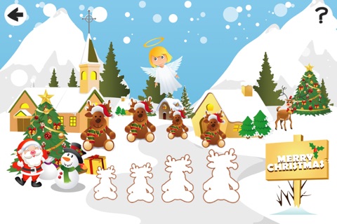Baby & Kids Learn To Sort the Christmas Animals By Size: Educational Game-s screenshot 4