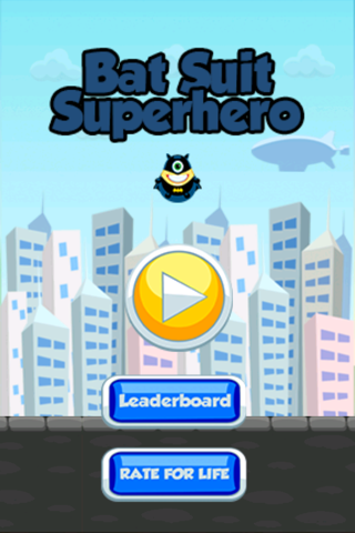 Bat Suit Superhero - Flying Billionaire Avenger in Fantastic Criminal Smashing Adventure screenshot 2
