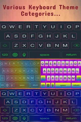 Amazing Keyboard Skins - Color Keyboards for iOS 8 screenshot 3