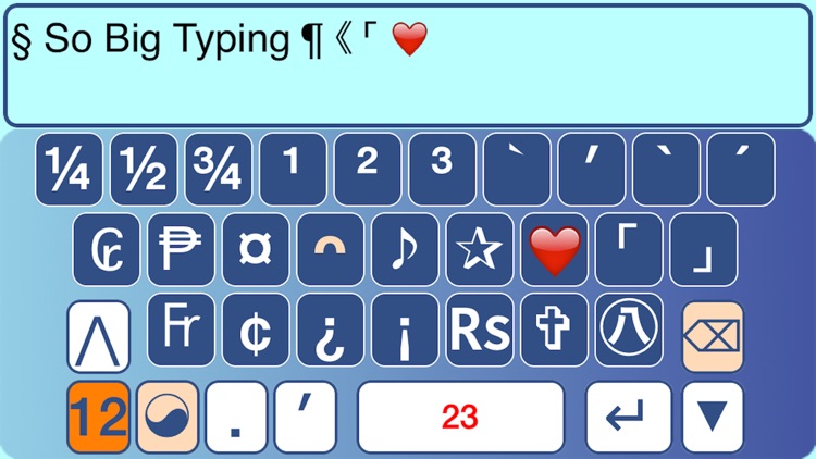 SoBigTyping - XLarge Keyboard