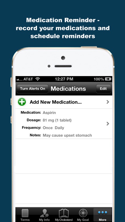Cholesterol Tracker (iCholesterol)