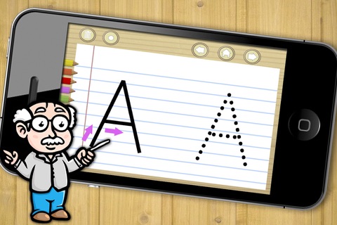 Learn to write for preeschool children 3-6 - handwriting in english for kids screenshot 2