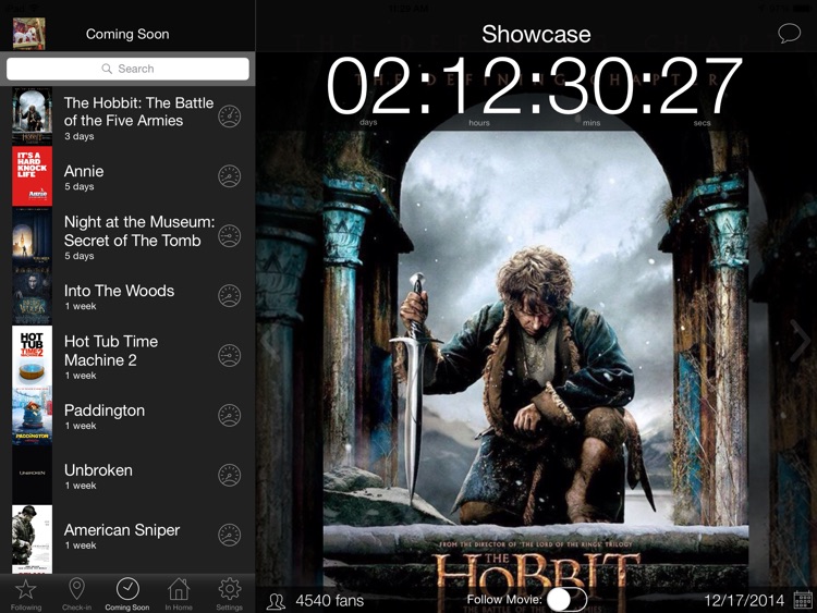 Movie Hype HD - Social Movie Tracker, Movie Showtimes, Movie Trailers, Movies and TV Check in & Movie News Alerts