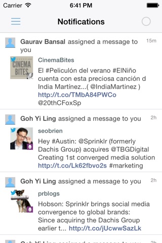 Sprinklr screenshot 2