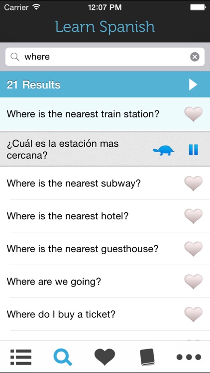 Learn Spanish - Phrasebook for Travel in Spain screenshot-3