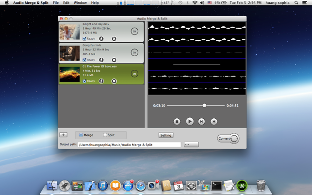 Audio Merge & Split