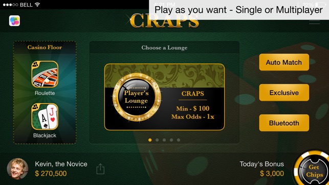 Craps Multiplayer