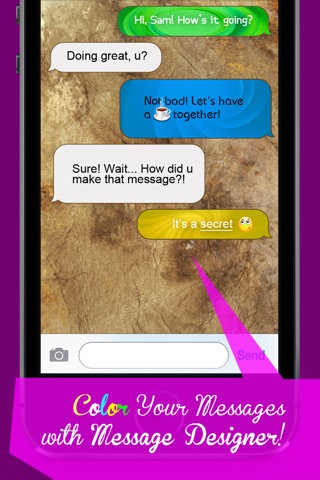 Design Message screenshot 2