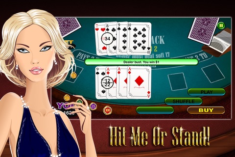Blackjack 21 Casino - Win Money From Gambling Game screenshot 3